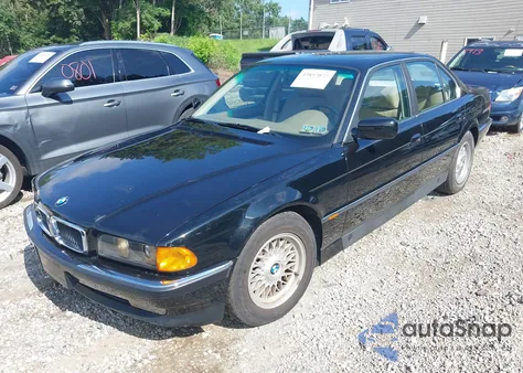 1995 BMW 740 I Automatic из США, поврежденный, VIN WBAGF6327SDH08206